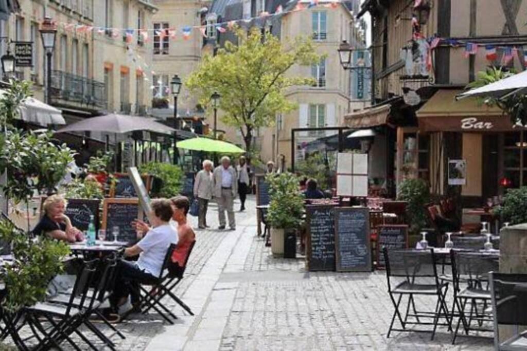 Appart avec jardin + SPA Nordique + proche c.ville Caen Extérieur photo